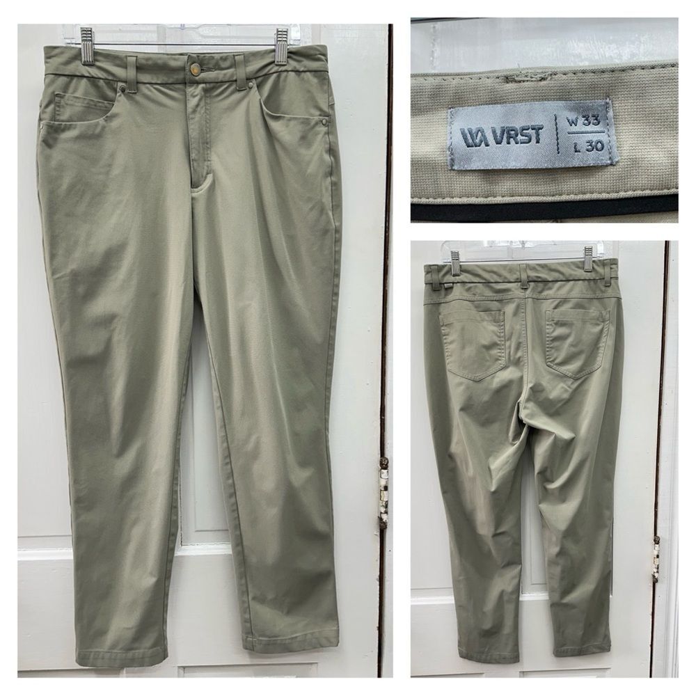 VRST limitless 5 pocket khaki golf‎ pants slacks men's 33